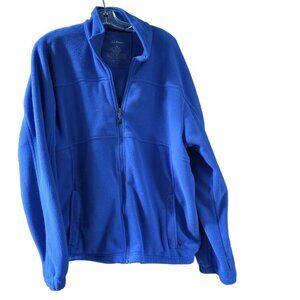 Men's LL BEAN Blue Fleece Jacket - six XL reg